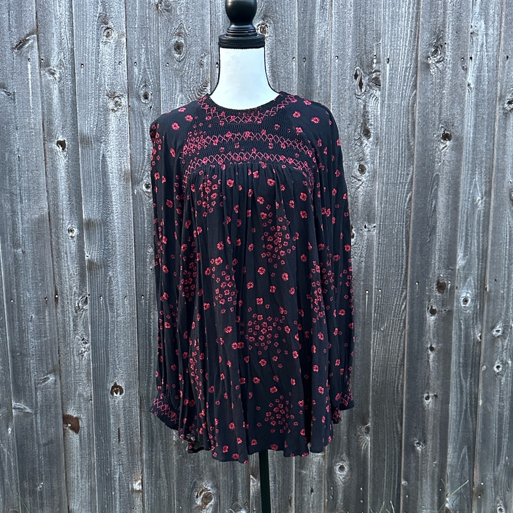 Free People Flowers in Her Hair Tunic EUC